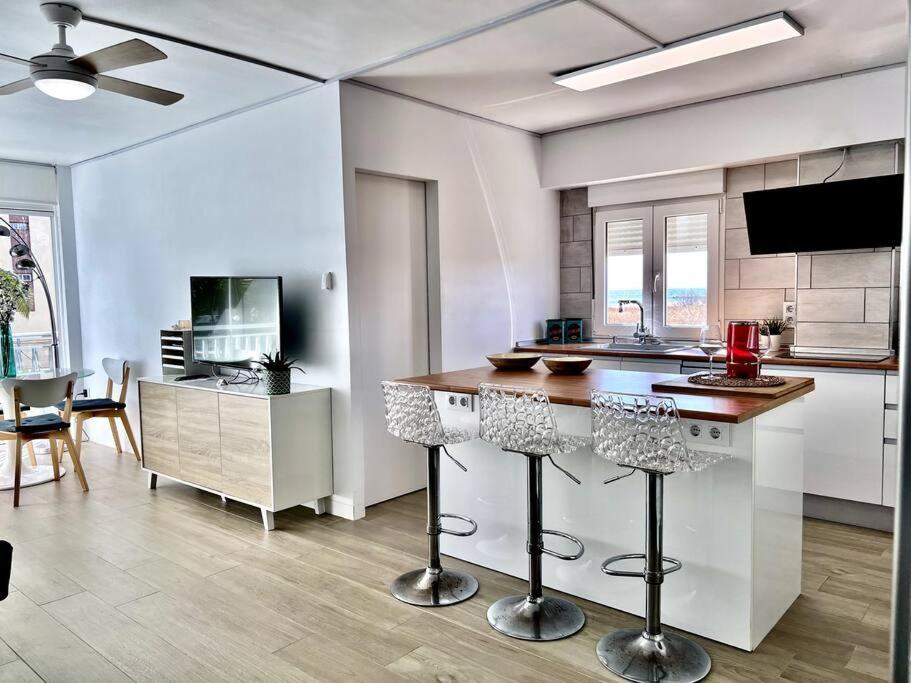 Precioso Apartamento Junto Al Mar La Pobla de Farnals Exteriör bild
